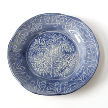 Load image into Gallery viewer, Hand Painted Pomegranate Plate - Blue
