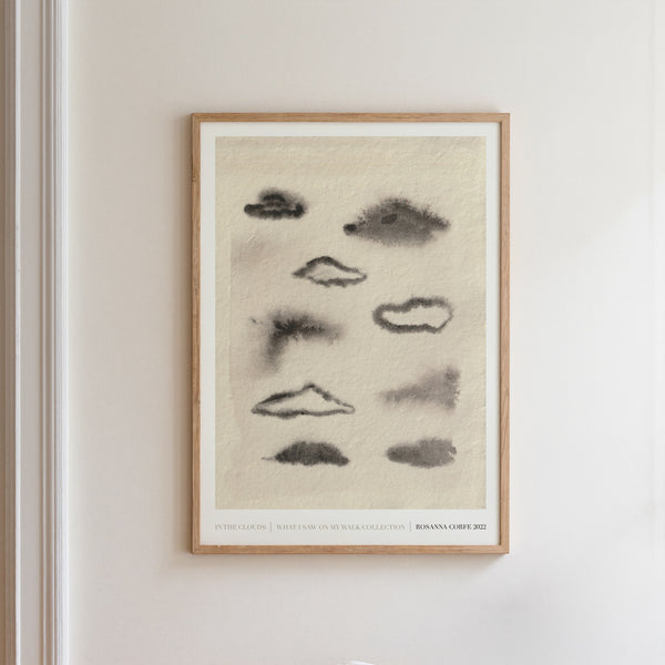 Clouds Neutral Art Print