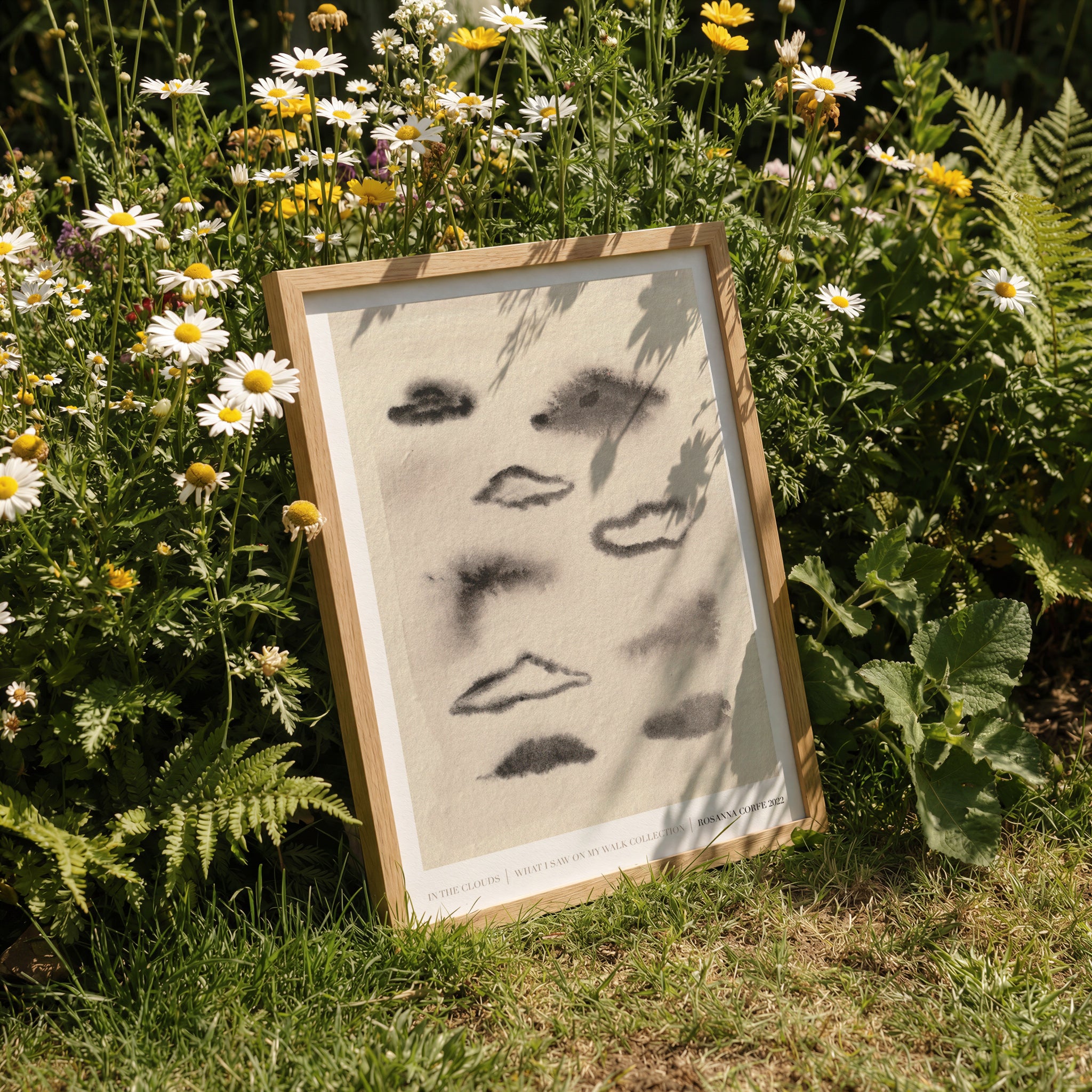 Clouds Neutral Art Print