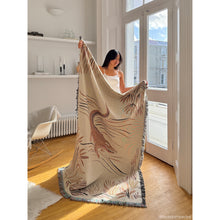 Load image into Gallery viewer, Croc Monsieur - Recycled Cotton Woven Throw
