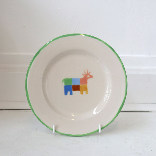 Hand Painted 'Moo' Cow Plate
