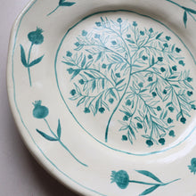 Load image into Gallery viewer, Pomegranate Plate - Forest Green
