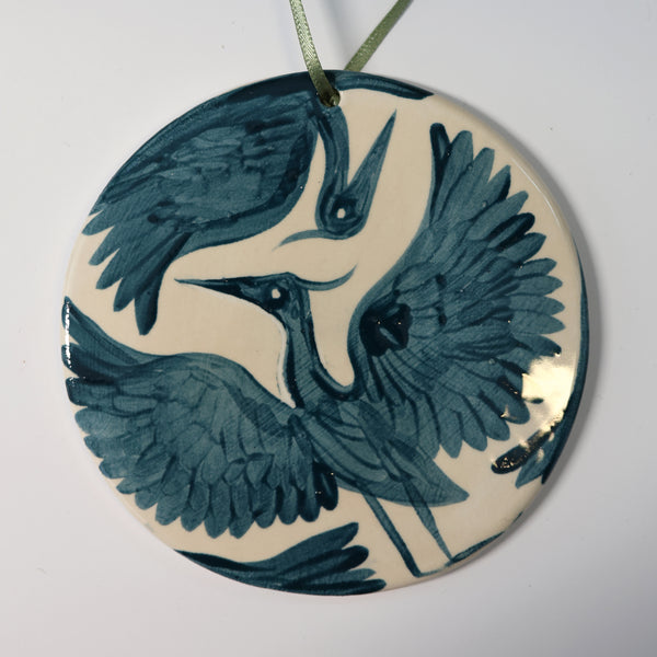 Hand Painted Ceramic Ornament
