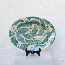 Load image into Gallery viewer, Hand Painted Herons Hand Painted Serving Platter
