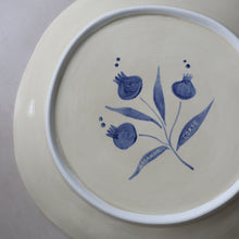 Load image into Gallery viewer, Large Pomegranate Plate - Blue
