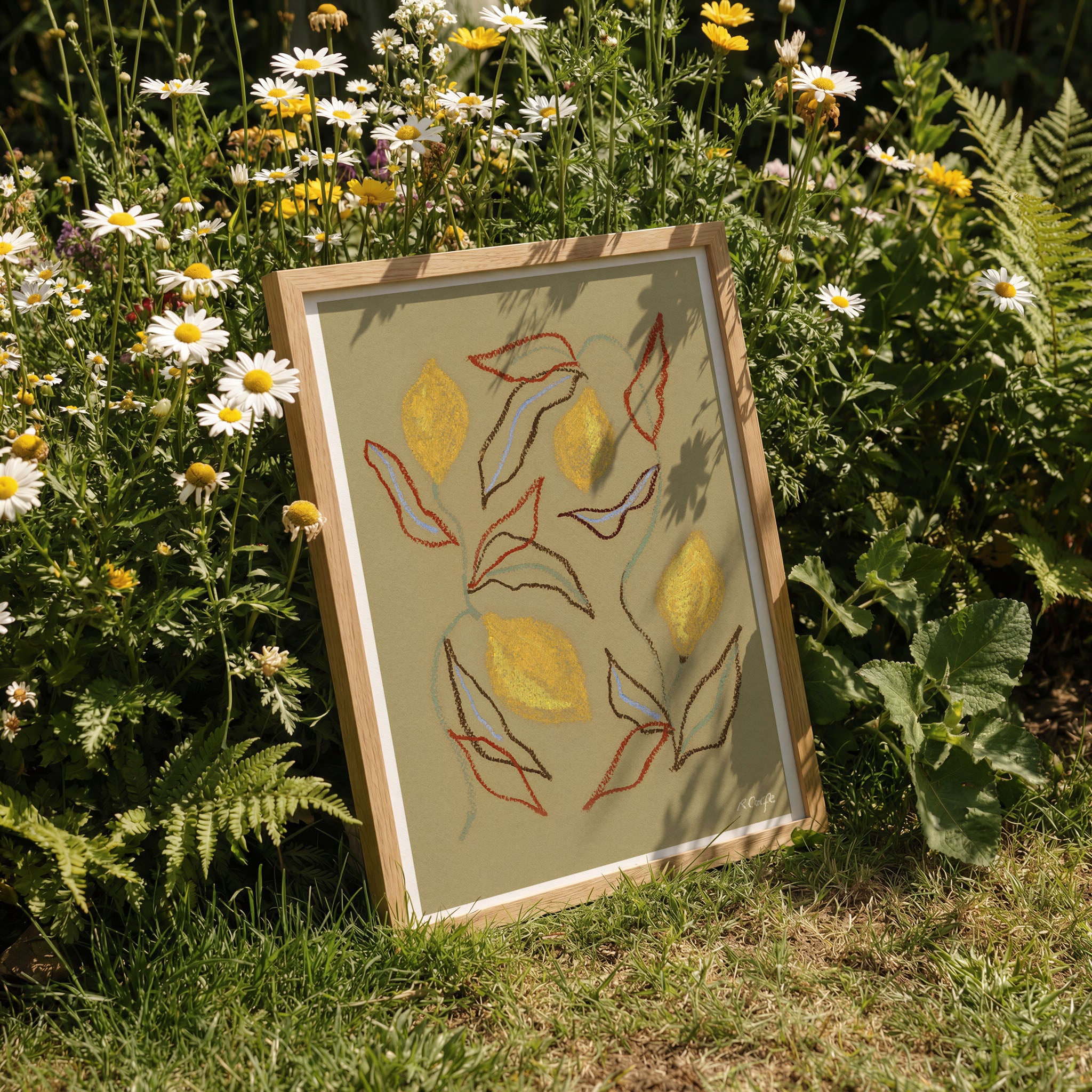 Lemons Art Print