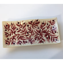 Load image into Gallery viewer, Long Hand Painted Pomegranate Trinket Dish
