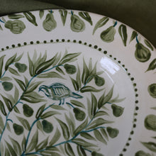 Load image into Gallery viewer, Partridge in a Pear Tree Hand Painted Platter 01

