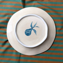 Load image into Gallery viewer, Partridge in a Pear Tree Hand Painted Plate - Teal
