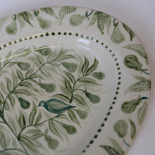 Load image into Gallery viewer, Partridge in a Pear Tree Hand Painted Platter 02
