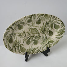 Load image into Gallery viewer, Partridge in a Pear Tree Sgrafitto Hand Painted Platter 04

