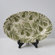 Load image into Gallery viewer, Partridge in a Pear Tree Sgrafitto Hand Painted Platter 04
