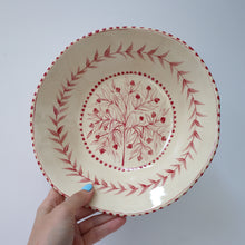 Load image into Gallery viewer, Hand Painted Pomegranate Bowl - Soft Red
