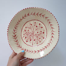 Load image into Gallery viewer, Hand Painted Pomegranate Bowl - Soft Red
