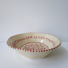 Load image into Gallery viewer, Hand Painted Pomegranate Bowl - Soft Red

