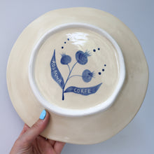 Load image into Gallery viewer, Hand Painted Pomegranate Plate - Blue
