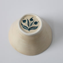 Load image into Gallery viewer, Hand Painted Pomegranates Bowl - Teal
