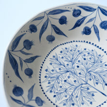 Load image into Gallery viewer, Hand Painted Pomegranate Bowl - Blue
