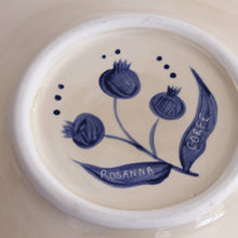 Load image into Gallery viewer, Hand Painted Pomegranate Serving Bowl - Deep Blue
