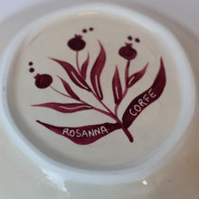 Load image into Gallery viewer, Hand Painted Pomegranates Bowl - Pink Maroon
