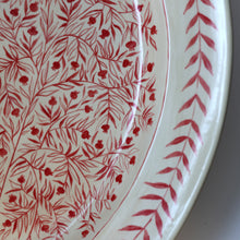 Load image into Gallery viewer, Hand Painted Pomegranate Platter - Red

