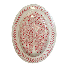 Load image into Gallery viewer, Hand Painted Pomegranate Platter - Red
