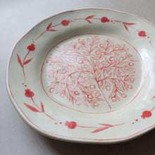 Load image into Gallery viewer, Pomegranate Plate - Red 02
