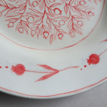 Load image into Gallery viewer, Pomegranate Plate - Red 02
