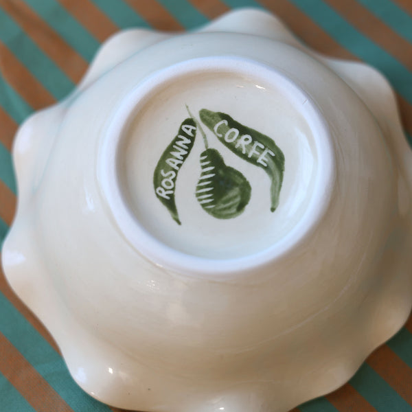 Partridge in a Pear Tree - Scalloped Bowl