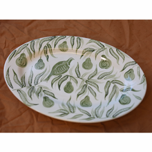 Load image into Gallery viewer, Partridge in a Pear Tree Sgrafitto Hand Painted Platter 03
