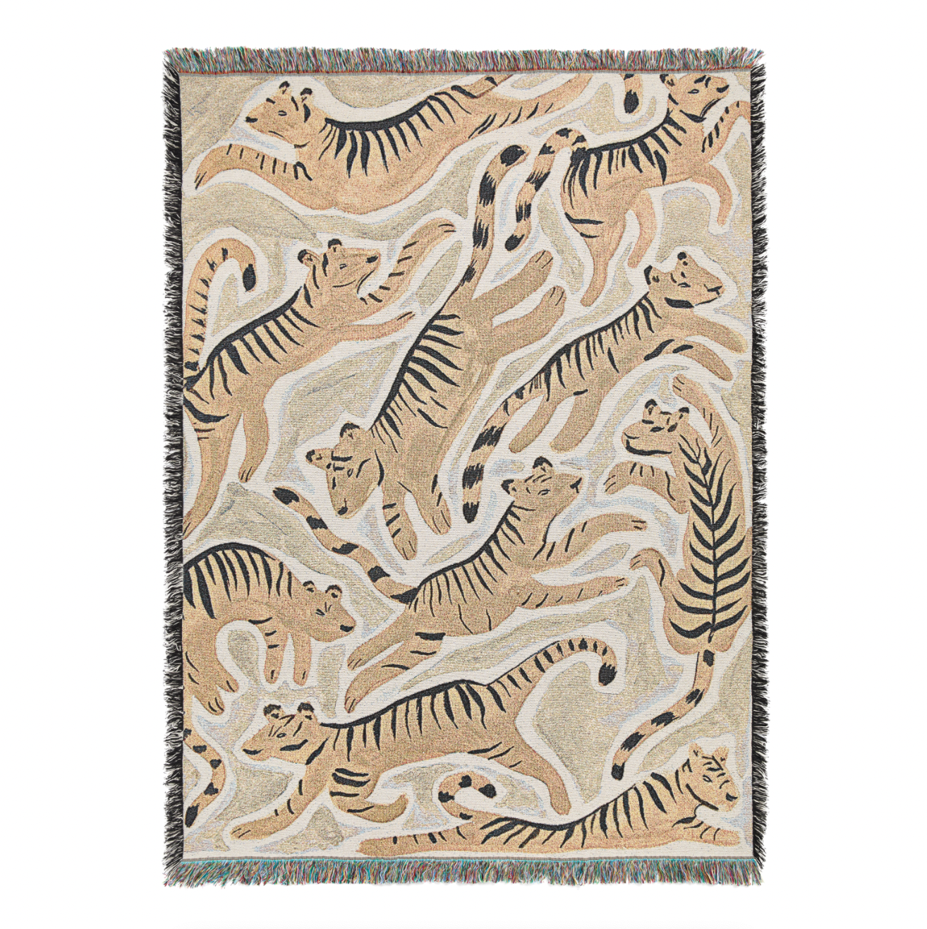 Tigers - Recycled Cotton Woven Throw