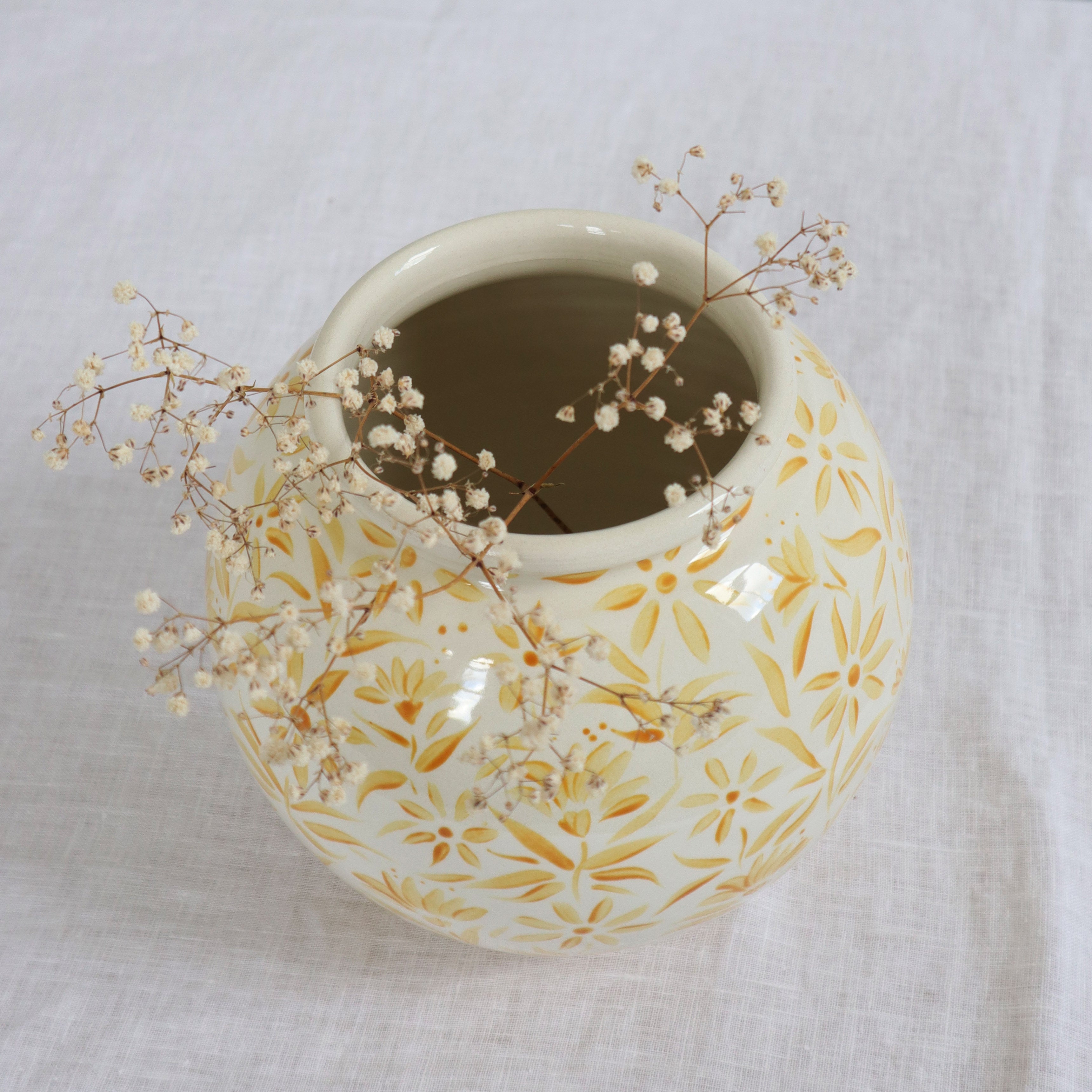 'Sunburst' Large Ball Vase