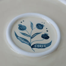 Load image into Gallery viewer, Hand Painted Round Pomegranate Platter - Teal
