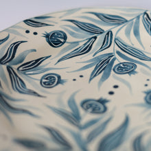 Load image into Gallery viewer, Hand Painted Pomegranate Plate - Teal
