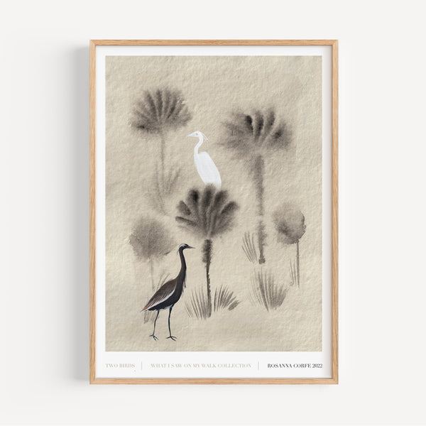 A2 - Two Birds Print