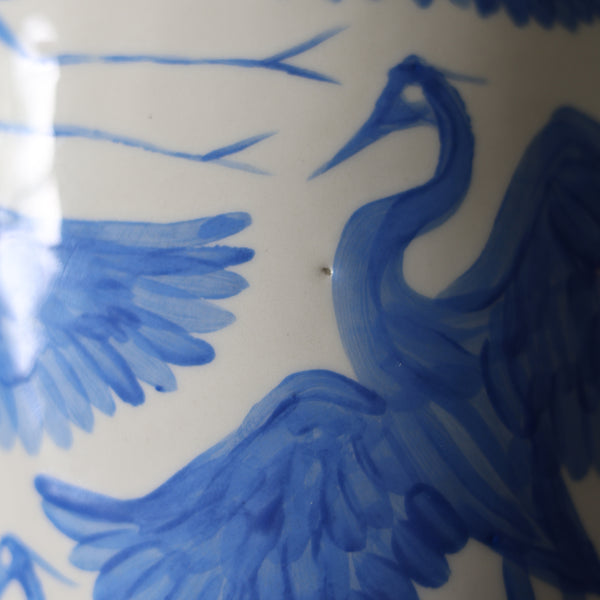 Seconds Sale: XL Herons Vase