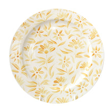 Load image into Gallery viewer, &#39;Sunburst&#39; Floral Hand Painted Plate - Yellow
