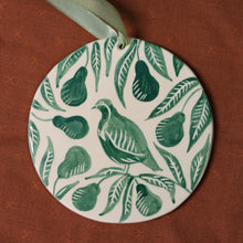 Load image into Gallery viewer, Hand Painted Round Ceramic Ornament
