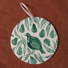 Load image into Gallery viewer, Hand Painted Round Ceramic Ornament
