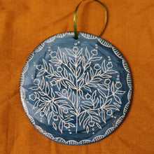 Load image into Gallery viewer, Hand Painted Round Ceramic Ornament
