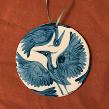 Load image into Gallery viewer, Hand Painted Round Ceramic Ornament
