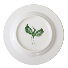Load image into Gallery viewer, Sample Sale: Hand Painted Green Herons Side Plate
