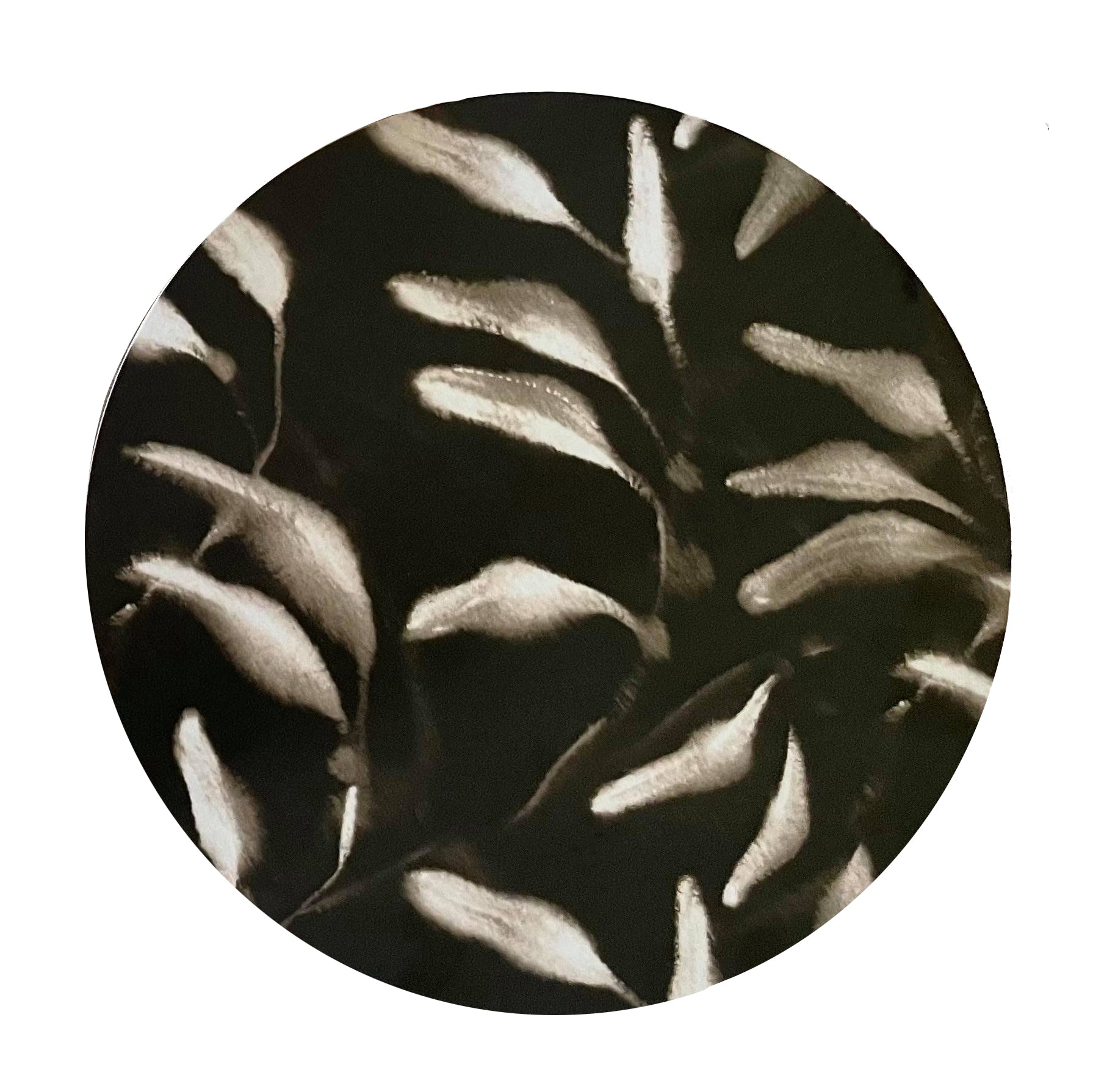 Amongst Round Placemat, Gold Black