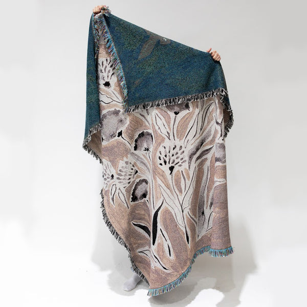 Wishful Pink - Recycled Cotton Woven Throw