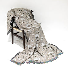 Load image into Gallery viewer, Sample Sale: Vilda Recycled Cotton Woven Throw, Beige
