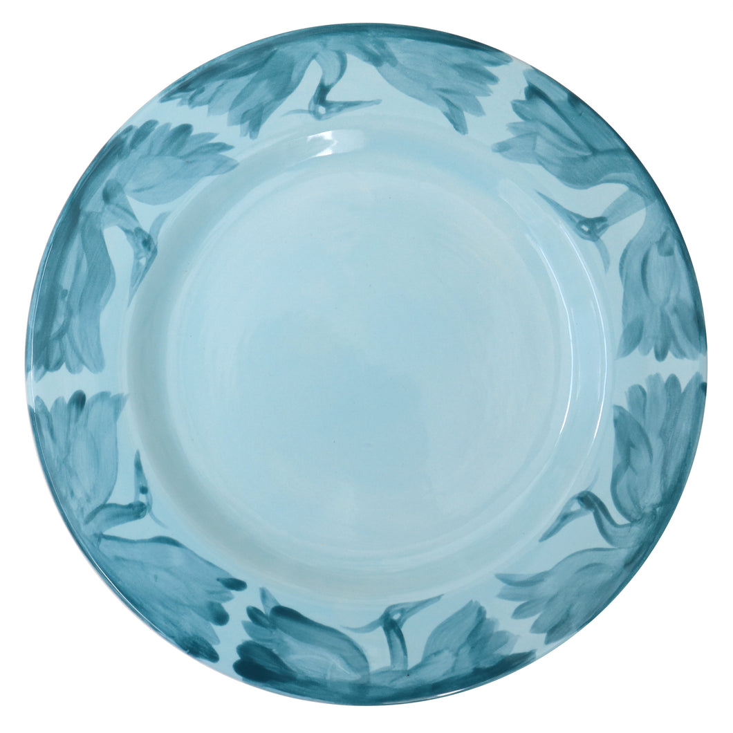 Sample Sale: Hand Painted Blue Herons Side Plate
