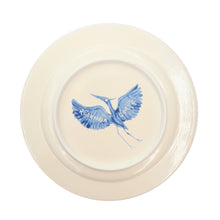 Load image into Gallery viewer, Heron Hand Painted Dinner Plate - Royal Blue
