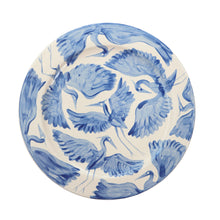 Load image into Gallery viewer, Heron Hand Painted Dinner Plate - Royal Blue
