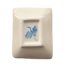 Load image into Gallery viewer, Herons Small Hand painted Trinket Dish - Blue
