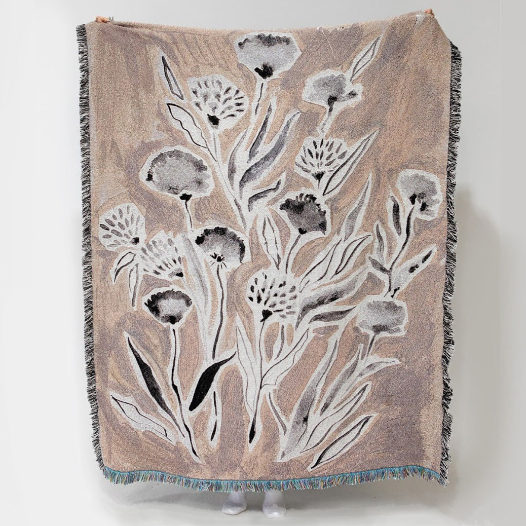 Wishful Pink - Recycled Cotton Woven Throw